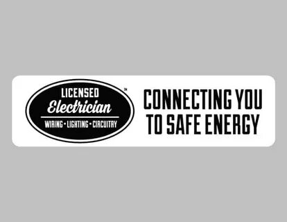 Bumper Sticker Licensed Electrician - PHCEid PHCEid Promotio