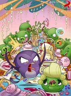 Illustrations for the collection "Angry Birds Stella Diaries". 