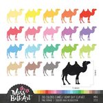 30 Colors Camel / Happy Hump Day Clipart Instant Download Et