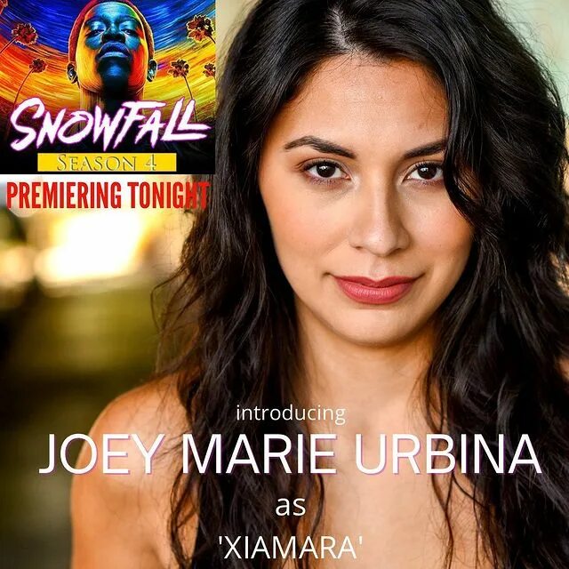 May be an image of 1 person and text that says 'SNOWFALL SEASON 4 PREM...