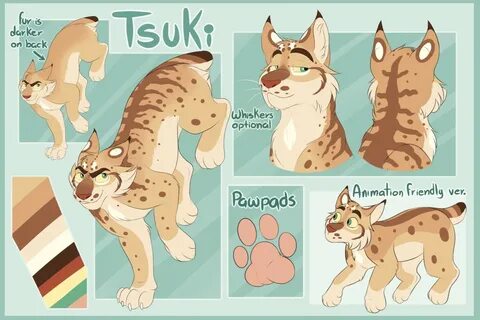 Tsuki reference sheet 2018 by Tsukithecat -- Fur Affinity do