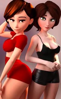 Slideshow aunt cass and elastigirl rule 34.