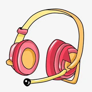 Computer Headset Pattern Illustration, Listening To Sound He