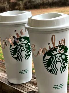 Personalized 16oz Starbucks Cup BPA FREE Reusable Tumbler / 