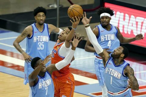 Rockets drop team-record 20th straight game, falling to OKC 
