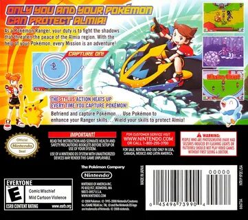 Pokemon Ranger - Batonnage boxarts for Nintendo DS - The Vid
