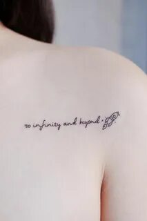 To infinity and beyond tattoo Inspirational tattoos, Minimal