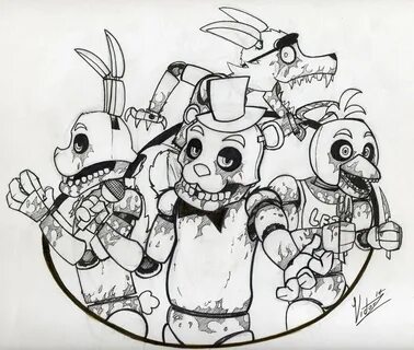 Five Nights at Freddy's Coloring Pages