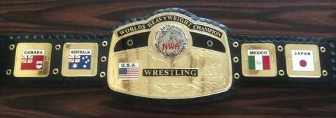 Domed Globe NWA World Heavyweight Wrestling Championship Bel