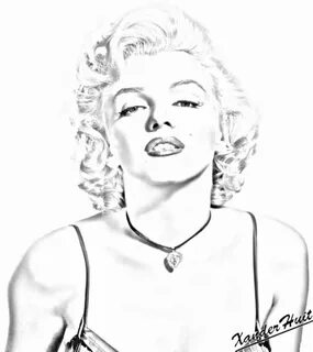 Marilyn Monroe Coloring Pages - NEO Coloring