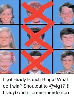 I Got Brady Bunch Bingo! What Do I Win? Shoutout to !! Brady