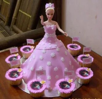 Barbie cake for Kelly kristiantidewi Flickr Barbie cake, Dol