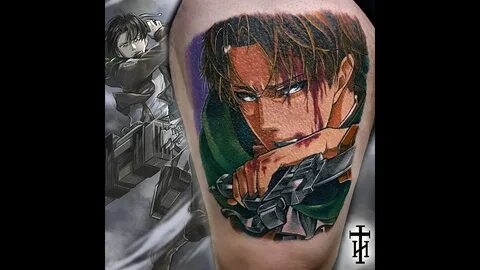 LEVI ( ATTACK ON TITAN ) TATTOO TIME LAPSE TH CHIQUETTO - Yo