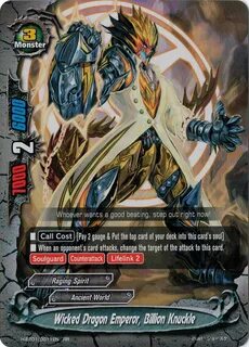 Wicked Dragon Emperor, Billion Knuckle Future Card Buddyfigh