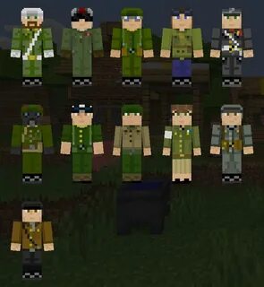 Download skin Funiversian Militaries for Minecraft Bedrock E