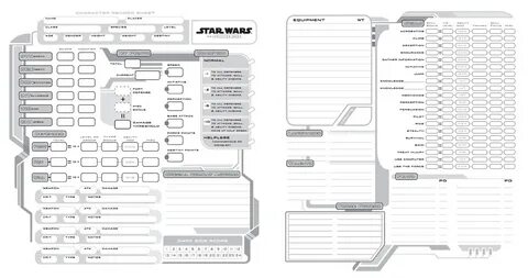 Star Wars Saga Edition Character Sheet Pdf