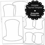 Printable Top Hat Template Hat template, Pirate hat template