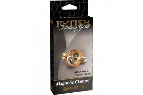 Зажимы для сосков FF Gold Magnetic Clamps PD3988-27 купить в