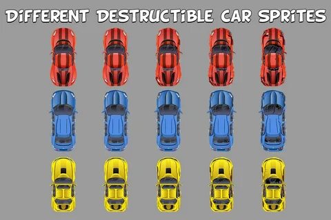 Top Down Racer Car Sprites - CraftPix.net