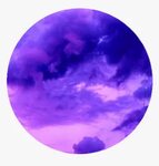 #aesthetic #tumblr #purple #circle, HD Png Download , Transp