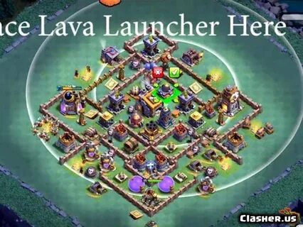 Builder Hall 9 BH9 base Lava Launcher 7-2019 - Clash of Clan