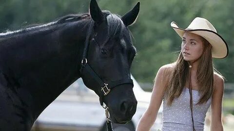 Amy with Spartan Heartland, Mustang cheval, Cheval