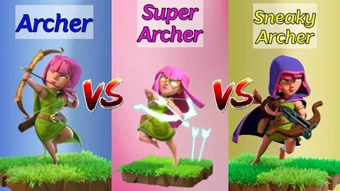 Who Will Win?? Clash of Clans Archer vs Super Archer vs Snea