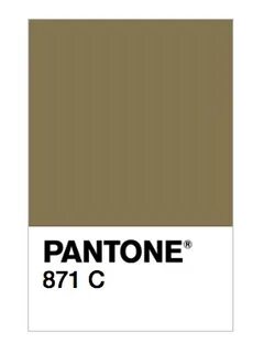 Pantone Color for Gold Metal (on furniture) - Graphic Design