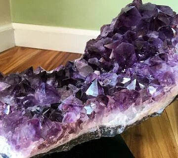 Sale cluster of amethyst is stock