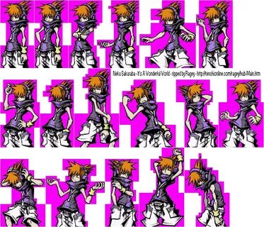DS / DSi - The World Ends With You - Neku Mugshots - The Spr