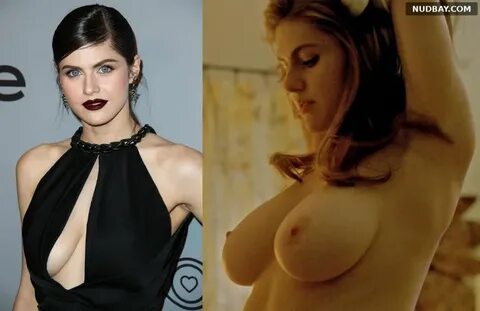 Alexandra Daddario nude showing big tits (2021). 