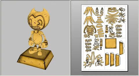 Bendy Statue Papercraft by SmakkoHooves on DeviantArt