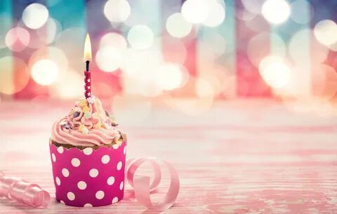 Обои свечи, торт, cake, Happy Birthday, cupcake, celebration