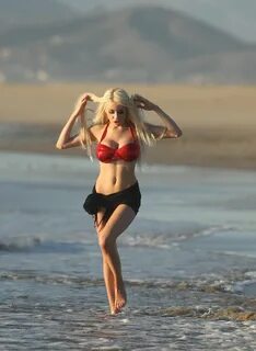 COURTNEY STODDEN in Bikini at a Beach in Los Angeles - HawtC