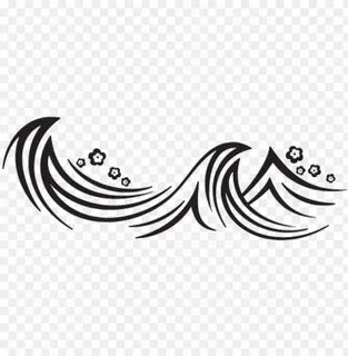 wave silhouette at getdrawings - waves png black and white P