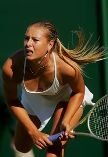 Tennis player nip slip.