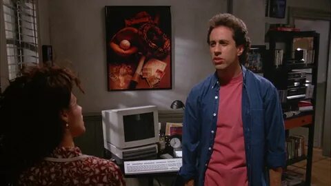 Apple Computer Monitor Used By Jerry Seinfeld In Seinfeld Se