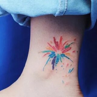 @gong_greem // seoul, korea Firework tattoo, Small tattoos s