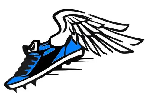 clipart running shoes with wings - Clip Art Library