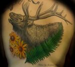 Elk antler Tattoos