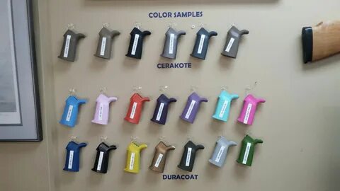 Color samples Duracoat Cerakote Color samples, Custom guns, 