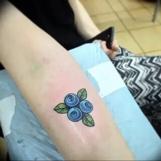фото тату черника от 21.08.2017 № 091 - Blueberry tattoo - t