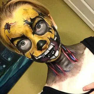 Image result for fnaf makeup Halloween Halloween makeup, Fna