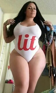 Big fake boobs on curvy women