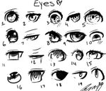 40+ Newest Anime Eye Art Styles, Anime Paint