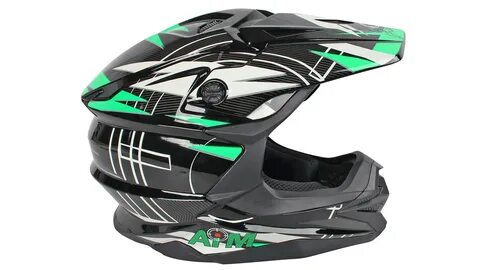 Шлем AiM JK803S Green Black, XXXL. 