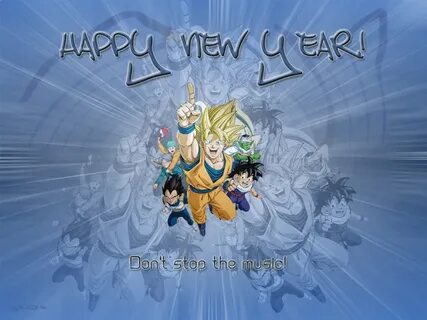 free skin wallpaper: Dragon Ball Happy New Year