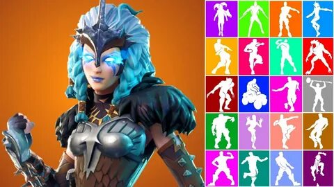 🔥 VALKYRIE SKIN SHOWCASE WITH ALL FORTNITE DANCES & EMOTES 😱