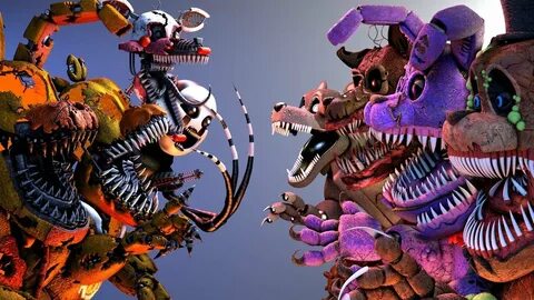 FNAF Twisted vs Jack-O FNAF's - YouTube