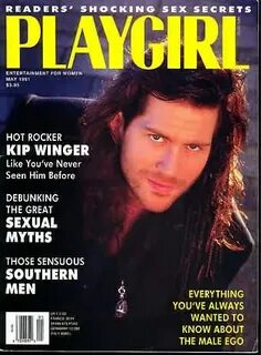 Kip Winger - Playgirl Magazine Cover United States (May 1991